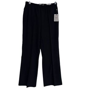 NWT Autress Filles Pull On Wide Leg Black Pants Small Old Money Workwear